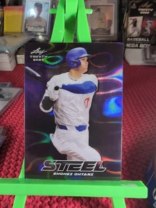 2023 Leaf Trinity Mega Box Steel Purple Lava #10/49 Shohei Ohtani No.S-70 - Picture 1 of 8