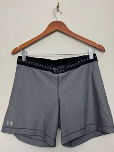 Pantalones Cortos Under Armour Biker 6" Talla XL Mujer Gris Elastizados Logo Cintura Atléticos - Imagen 1 de 4