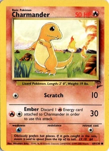 Charmander Common Base Set 2 069/130 MP - Picture 1 of 2