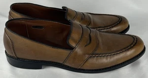 Allen Edmonds Randolph Brown Walnut Leather Penny Loafers Shoes Sz 13 B USA Made - Picture 1 of 8