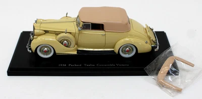 Automodello 1938 Packard Twelve 可调式维多利亚 1: 43 奶油树脂 2011 — 第 1/4 张图片