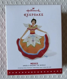 2015 Hallmark Andenken Mexiko Engel auf der ganzen Welt mexikanisches hispanisches Ornament - Bild 1 von 1