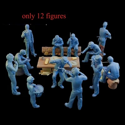 1/32 Scale 54mm Scale During The American Civil War 12 Figures Resin Model - Image 1 of 2
