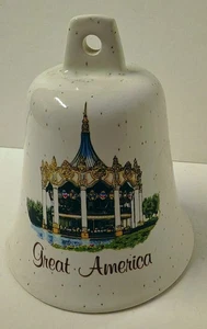 Vintage Keramik Glocke aus Great America, ein Freizeitpark, Sammlerstück - Bild 1 von 1