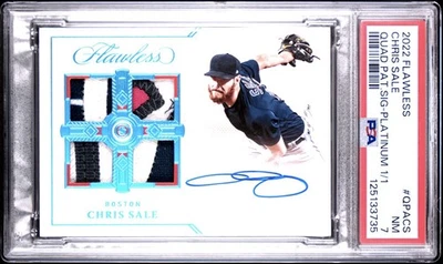 Panini Flawless #QPA-CS 2022 venta Chris 1/1 (AU, MEM) 🔥PSA7🔥 ¡Uno de uno! Foto 1 de 3
