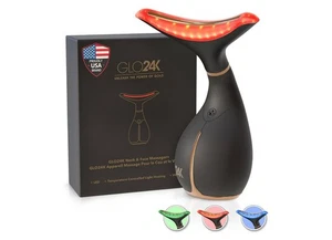 GLO24K Red Light Beauty Device for Face and Neck Based on Triple Action LED - Picture 1 of 8