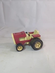 Vintage 70er Jahre Tonka Rasen Garten Traktor Spielzeug Lenkrad defekt D6 - Bild 1 von 10