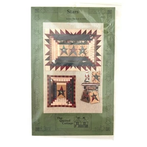The Quilted Cottage Stars Triple Or Single Star Wall Quilt And Star Ornaments - Picture 1 of 2
