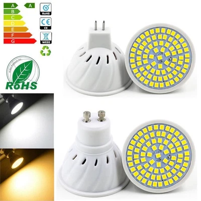 2835 SMD LED Bulbs MR16 GU10 E27 E14 5W 8W 10W Ultra Bright COB Spot  CREE Light - Image 1 of 4