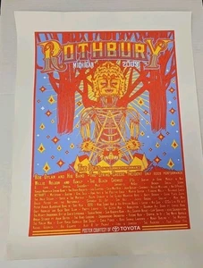 Poster Rothbury Festival 2009 Rothubury, MI THE DEAD, BOB DYLAN, WILLIE NELSON - Foto 1 di 9