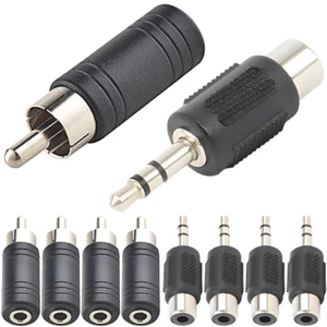 Adattatore Jack Stereo Femmina Da 1/8 Pollici a Maschio Mono RCA E Adattatore Ma - Foto 1 di 12