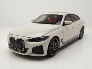 BMW i4 M50 2022 Blanco Metalizado Coche De Modelo 1:18 Minichamps - Imagen 1 de 11