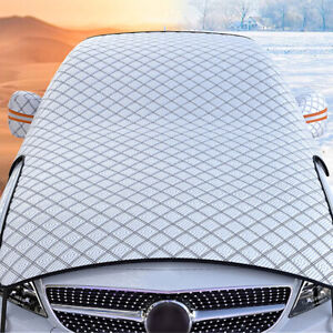Large Size Snow Cover Car Windshield Hood Rear View Mirror Protector Sun Shade