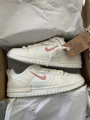 Raro Nike Dunk Low Disrupt 2 Raíz Marfil Pálido Talla 11.5w/10m SB CORAL TERCIOPELO OXFORD Foto 1 de 2