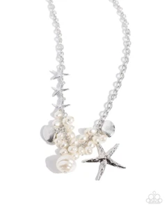 Paparazzi Cabo Coast White Necklace NWT - Picture 1 of 2