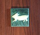 Arts and Crafts Style Prairie Art Pottery Rabbit Design Tile  4"x4"