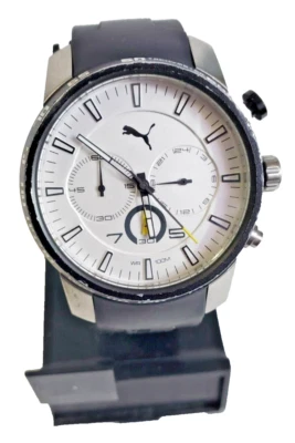 Reloj Puma Cronógrafo 45 mm S/S con indicador 24 horas. Funciona. Foto 1 de 4