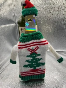 Cappello e maglione albero Holiday Cheers Wine NUOVO - Foto 1 di 6