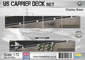 Coastal Kits scala 1/72 base display ponte vettore statunitense - Foto 1 di 10