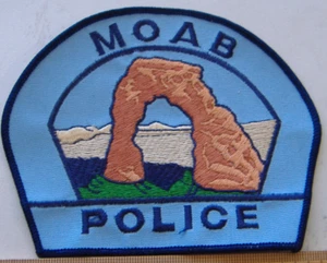 MOAB POLICE DEPT UTAH SHERIFF FABRIC PATCH - Picture 1 of 1