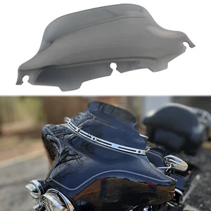 8" Smoke Wave Windshield For Harley Touring Street Glide Ultra Classic 1996-2013 - Imagen 1 de 14