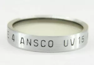 Ansco - Filtro per lenti UV 15 misura 4 - Fair Glass - usato - W230 - Foto 1 di 2