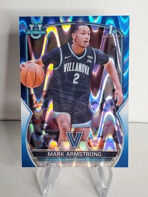 2022-23 Bowman U Chrome "MARK ARMSTRONG" /199 BLUE RAYWAVE #95 VILLANOVA!🔥 - Image 1 of 4