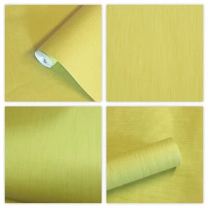 Papel pintado de vinilo verde, granulado no tejido - Imagen 1 de 7