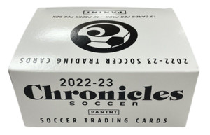 PANINI CHRONICLES 2022-23 SOCCER VALUE FAT PACK (12 SEALED PACK) BOX