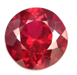 Pietra Preziosa Sciolta Certificata 11,30 Ct Naturale Mogok Rosso Painite Taglio Tondo - Foto 1 di 3