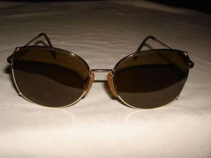 VTG. OCEAN OPTIQUE OCEAN III YG 135 58 16 GOLD/CHROME SUNGLASSES MADE IN FRANCE - Picture 1 of 7