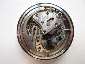 Movado cal. 115 Swiss bumper automatic watch movement & dial - running - Picture 1 of 5