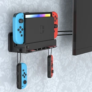 Montaje en pared para Nintendo Switch OLED con 6 portatarjetas de juego y 2 colgadores Joy Con - Imagen 1 de 9