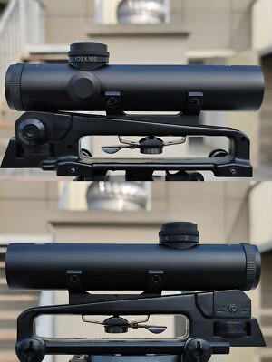 Colt723 复古 4x 瞄准镜战术狩猎光学携带手柄安装组合 — 第 1/4 张图片