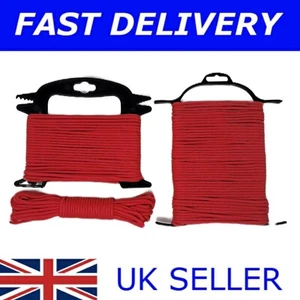Dunkelrosa 4 mm Guy Line Seilzelt Camping Guyline Paracord Kordel 10M 15M 25M - Bild 1 von 7