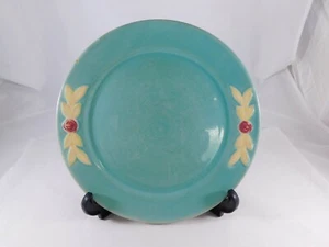 Vintage Coors Pottery Luncheon Plate Green 9 1/4" - Picture 1 of 5