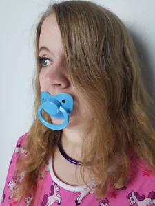 Schnullerschnuller Schnuller für Erwachsene von der Dotty Windelfirma babyblau - Bild 1 von 1