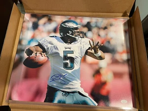 PHILADELPHIA EAGLES DONOVAN MCNABB #5 QB SIGNED AUTO 16X20 PHOTO JSA ZEUGE    - Bild 1 von 5