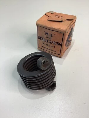 NOS Bendix LEFT HAND Starter Drive Spring 7 turns, 2" OD, 1  5/16” ID Ford Chev - Image 1 of 4