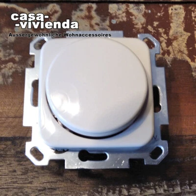 LED-Dimmer 5-100W, Phasenabschnitt "RC" für BUSCH-JAEGER® DURO2000 SI - Weiß RAL - Bild 1 von 2