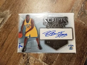 2005-2006 SPX Basketball Scripts Of Success Brandon Bass Autograh Card - Picture 1 of 2