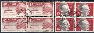3101 Norway, Small collection Blocks, nicely canc. - Picture 1 of 1