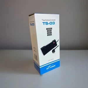 MC Power TS-03 Presa da tavolo a 3 prese - Nero - Foto 1 di 2