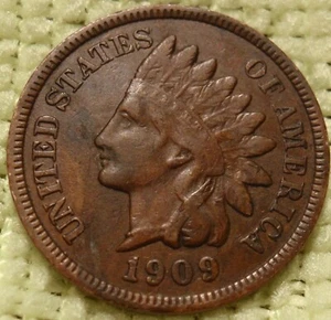 1909 Full LIBERTY "Semi Key" date Indian Head Nice grade Great details - Picture 1 of 2