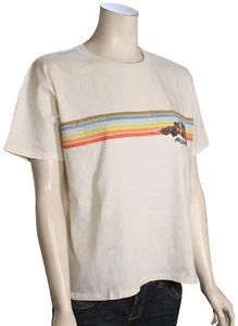 Camiseta para mujer Rip Curl Hoffman relajada - hueso - nueva - Imagen 1 de 1