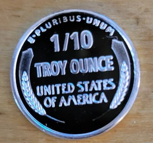1/10 oz Silver "Lincoln Penny" Round - .999 Fine Silver Wheat Cent Tribute BU - Picture 1 of 2