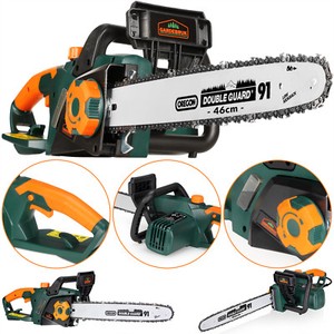 Kettensäge Motorsäge Elektro 2800 Watt Oregon Schwert Kette 46 cm Schnittlänge