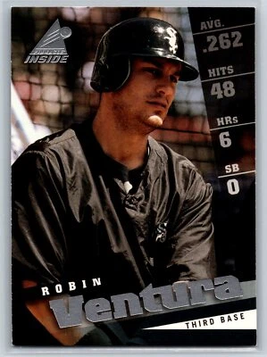 1998 Pinnacle Inside Robin Ventura Chicago White Sox #93 - Image 1 of 2
