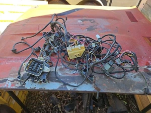 Dodge Charger 1972 1973 carrocería B Rallye Mopar usado OEM arnés de cableado debajo del tablero   - Imagen 1 de 10