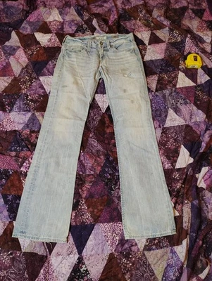 BKE Aiden Jeans Mens 30x34 Blue Bootcut Denim Faded Western Workwear Stretch  - Image 1 of 4